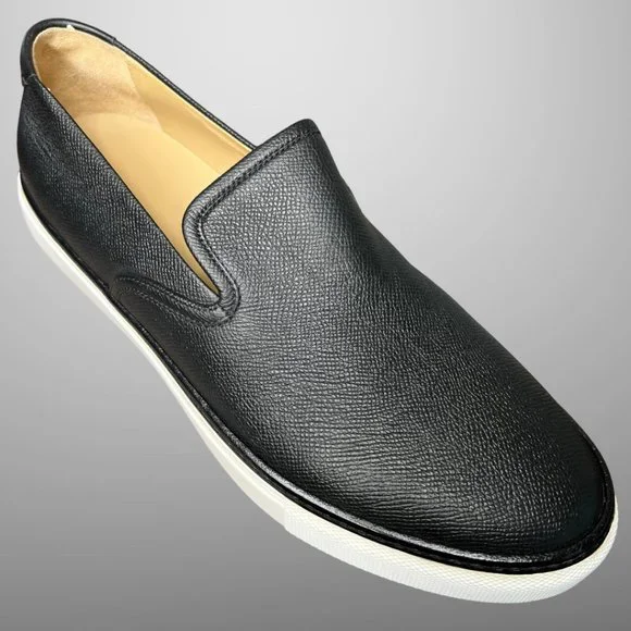 Hermes Kick Noir Epson Leather Loafer Hermes Epsom Womens Destin Loafer 36 Black 1645102  main image 3